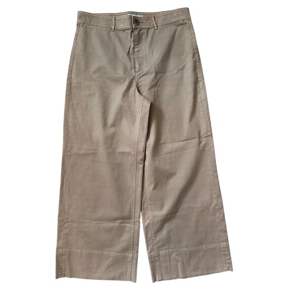 NWOT Lightweight Wide Leg Crop Chino - Picture 4 of 8